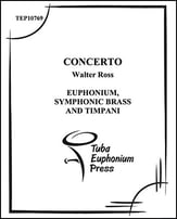 Concerto Euphonium Solo and Brass Ensemble P.O.D. cover